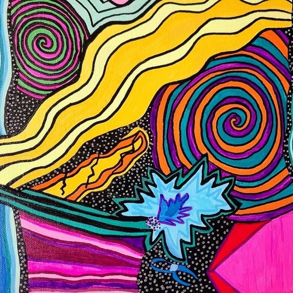 Original painting 12" x 12" - Picture 2 of 2